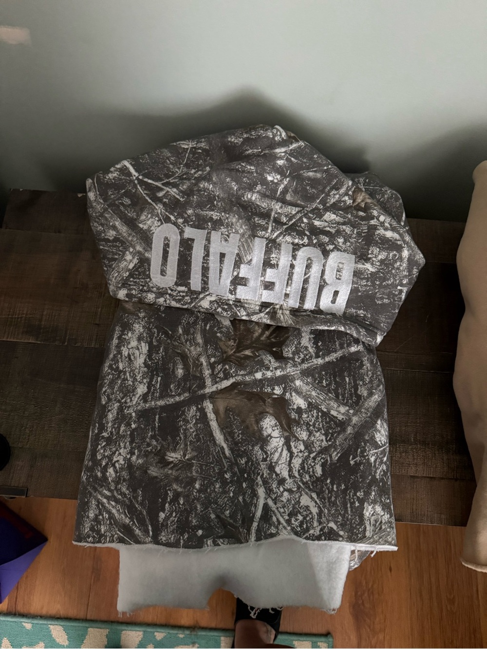 Leveled Up Buffalo crop hoodie